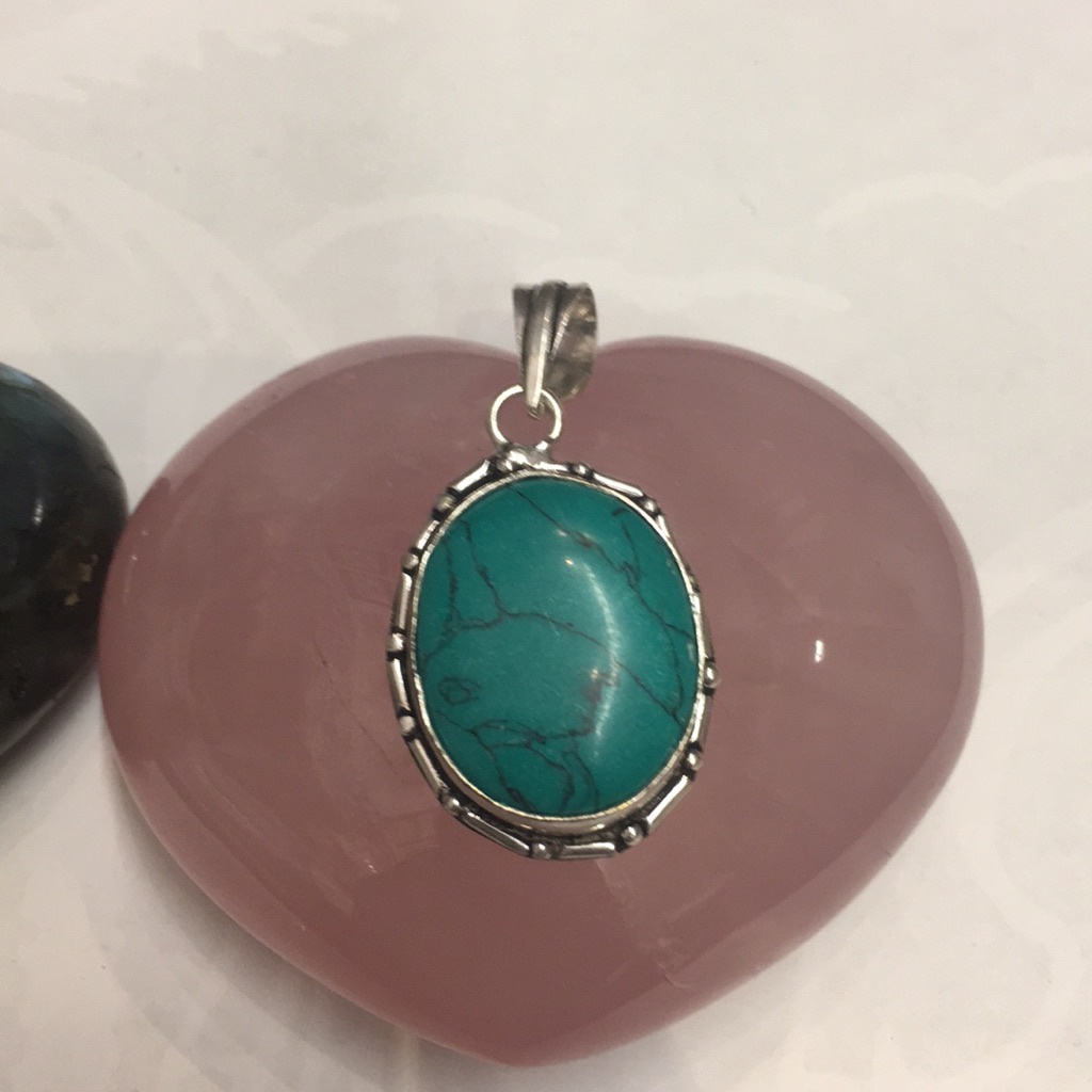Turquoise Necklace Stone Indian New